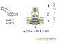 Preview: Bertoni 3D screw, 3 sectors, angulated