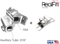 Preview: RealFit™ I - UK, Zweifach-Kombination + lin. Schloß (Zahn 46) Roth .022"
