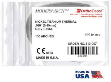 Nickel-Titan thermoaktiv, Universal (Damon*), RUND (Modern Arch™)