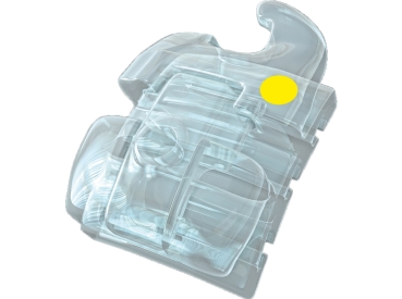 ClearSlide™ passive, Set (Upper 5 - 5), Roth .022"