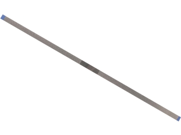 Diamantierte Streifen, 3.75 mm Wide / breit - Medium (einseitig)