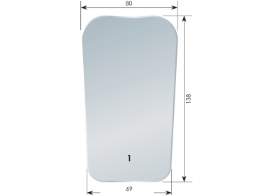 Antibeschlag-Fotospiegelhalter, ECONOMY Kit inkl. Spiegel Nr. 1 (okklusal, extra breit)