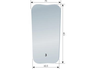 Antibeschlag-Fotospiegelhalterung, ECONOMY Kit inkl. Spiegel Nr. 3 (okklusal, Standard)