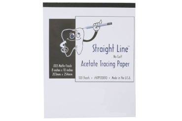 Acetate tracing paper, 25 cm x 20 cm