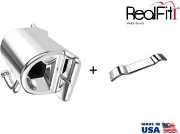 RealFit™ I - Maxillary - Single combination (tooth 17, 16) Roth .022"