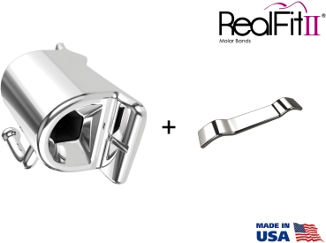 RealFit™ II snap - Mandibular - Single combination (tooth 37) MBT* .018"