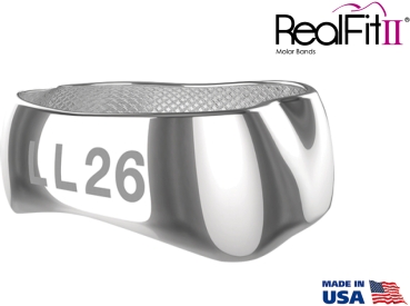 RealFit™ II snap - Intro Kit - Maxillary - Double combination + pal. Sheath (tooth 17, 16, 26 ,27) Roth .018"