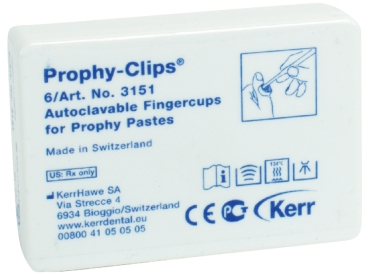 Cleanic Prophy Clips 6pcs Nfpa