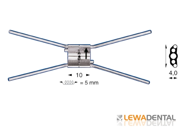Palatal expander / RPE screw 10, max. 5 mm