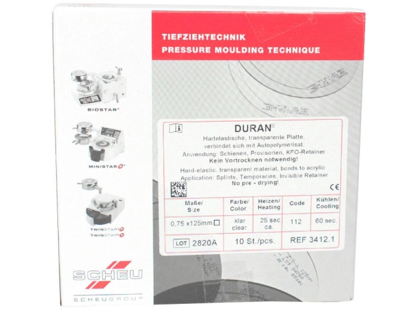 Duran 0,75x125mm square 10pcs