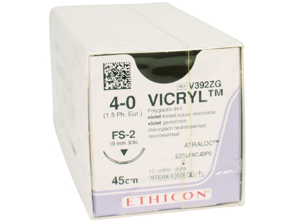 Vicryl violet 4-0/1.5 FS2 0.45 Dtz