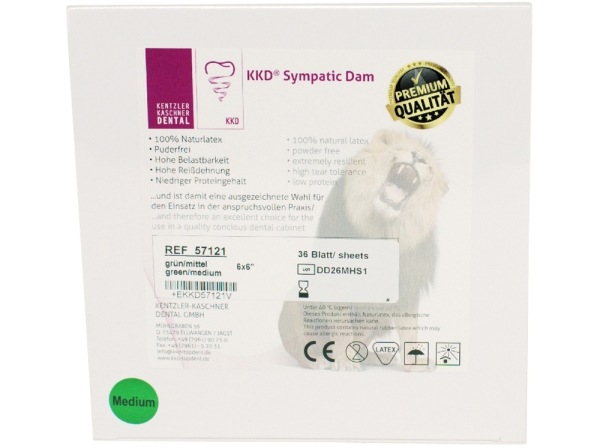 Sympatic Dam medium grün Premium  36St