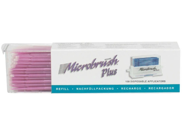 Microbrush plus fine pink 100pcs