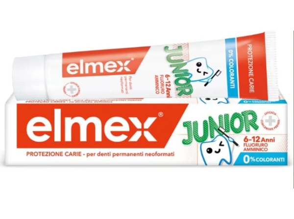 Elmex Junior Toothpaste 6-12Y 75ml 12pcs