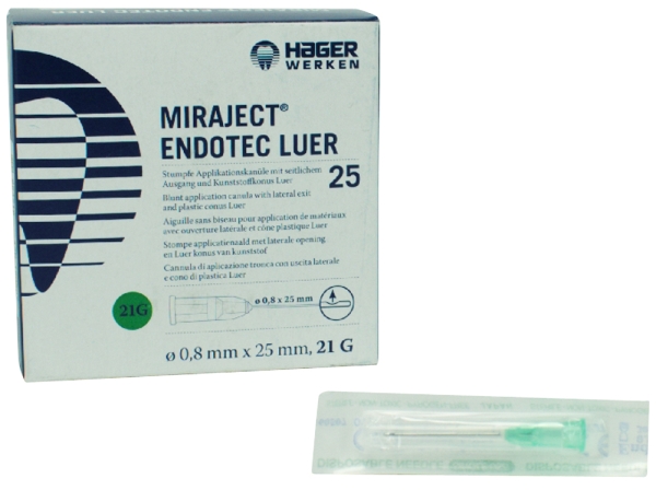 Miraject Endotec 0,8X25 Luer 25St