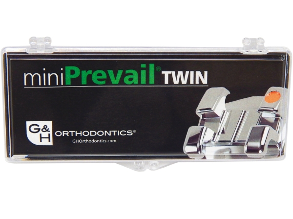 miniPrevail™ TWIN (miniPerform™), Set (OK / UK  5 - 5), Roth .018"