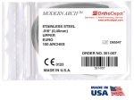 Stainless Steel Archwires, Euro, RECTANGULAR (Modern Arch™)