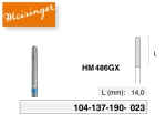 Hartmetallfräse "HM 486GX" (Meisinger)