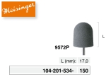 Technik-Polierer, dunkelgrau, mittel, 17 mm  "9572P" (Meisinger)