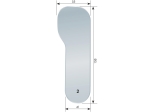 Photo mirror No. 2 (lateral, oral, Adult) for Demister