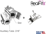 RealFit™ II snap - UK, Zweifach-Kombination inkl. Lip Bumper-Tube + lin. Schloß (Zahn 46) MBT* .022"