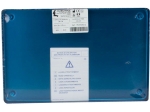 Tray bottom alu unperforated blue 28x18 pc