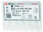 K files 63/ 30 25mm sterile 6pcs
